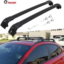 2 Pieces Cross Bars Fit for Hyundai Kona 2018 2019 2020 2021 Black Cargo Baggage Luggage Roof Rack Crossbars