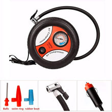 Alician 3 in 1 Car Inflatable Pump Metal Plastic Electric Air Compressor Monitor Pump Auto Parts