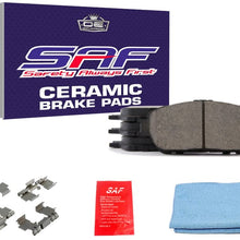 SAF Superior Quality Ceramic Brake Pads WITH HARDWARE-SAF465A-FRONT