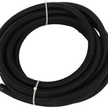 AUTOMUTO AN8 20Ft Braided Fuel Line Hose Nylon Braided Fuel Gas Pipe hose-4AN 6AN 8AN 10AN Fit for Motor Fuel, Pump Gas, Diesel Oil, Alcohol Based Fuel, Ethanol Fuel, Engine Oil and coolant