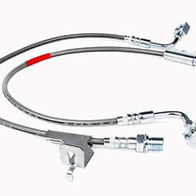 Rough Country 89360S Extended Stainless Steel Brake Lines | (fits) Front | 1987-1991 87-91 Chevy C/K Blazer Suburban GMC Jimmy | 4-6" Lift |