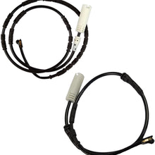 Bapmic Front 34356792559 + Rear 34356792564 Brake Pad Wear Sensors for BMW E90 E91 E81 E82 128i 135i 328i 335i