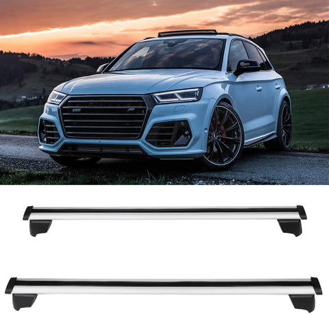 OCPTY Cross Bars Roof Rack Fit For Audi Q5 2018-2020,for Audi SQ5 2018-2020 Luggage Racks Rooftop Cargo Carrier Bag Luggage Kayak Canoe Bike Snowboard Skiboard