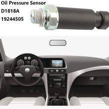 Oil Pressure Sensor Switch Sending Unit D1818A 19244505 12562267 Compatible with Cadillac Escalade Chevy Chevrolet Silverado Suburban Tahoe Avalanche Camaro GMC Sierra Yukon PS303,1S6744,PS391,d8037