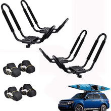 Hemousy Kayak Roof Rack,Canoe/Surf/Ski Car Roof Carrier with Straps J-Style Rooftop Racks for Canoe, Sup, Kayaks, Surfboard Ski Board&Snowboard Top Mount On SUV Car and Truck Crossbar