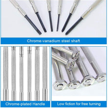 6PCS Mini Screwdriver Set with Case, Precision Screwdriver Kit with 6 Different Size Flathead and Phillips Screwdrivers, Perfect mini Screwdriver Bits for Jewelry, Watch, Eyeglass Repair.