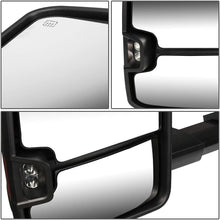 Replacement for Silverado/Sierra K2XX Heated Power Smoked Signal Extendable Towing Side+Corner Blind Spot Mirror