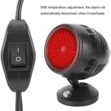 Electric Heater Fan, Household Portable Mini Heater Desktop Mini Winter Warmer Mini Electric Winter Warmer Heater Handy Fan Heater CN Plug 220V (Black)