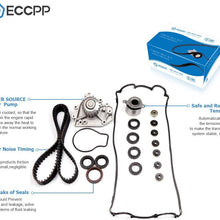 Timing Belt Water Pump Valve Cover Gasket Kit, ECCPP for 1996-2001 Acura Integra RS GS LS Honda CR-V 1.8L 2.0L DOHC B18B1 B20B4 B20Z2