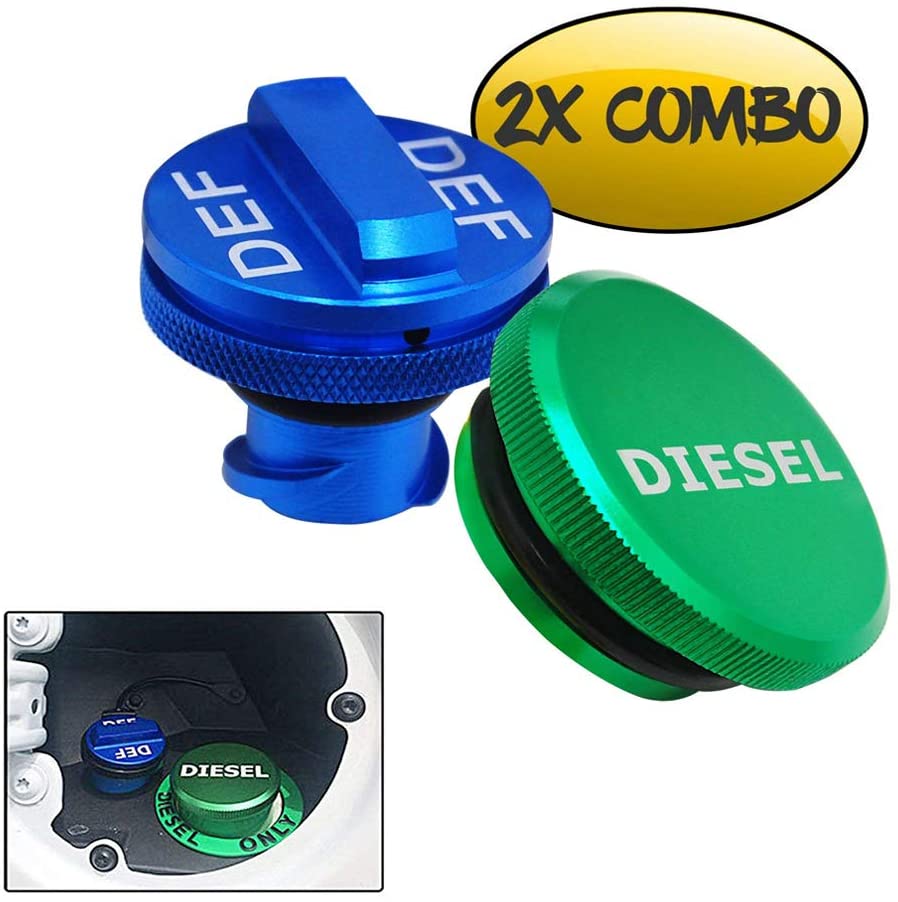 choolo Diesel Fuel Cap Compatible with Dodge,Billet Aluminum Fuel Cap,Magnetic Ram Diesel Billet Aluminum for 2013-2018 Dodge Ram Truck 1500 2500 3500 with New Easy Grip Design(Green)