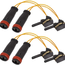 4 PCS 2205401717 2115401717 Brake Pad Wear Sensor Compatible with Mercedes Front Rear Brake Pad Wear Sensor W220 W211 C300 C350 E350