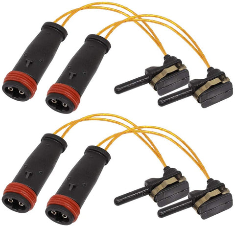 4 PCS 2205401717 2115401717 Brake Pad Wear Sensor Compatible with Mercedes Front Rear Brake Pad Wear Sensor W220 W211 C300 C350 E350