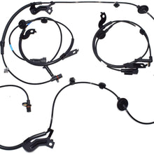 Front Rear ABS Wheel Speed Sensors set of 4 New 5S11132 For Mitsubishi Outlander Lancer 2007-2012