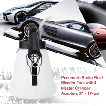 Yuanyuan 87-174psi Air Pressure 0.75L Air Brake Bleeder Kit Pneumatic Brake Clutch Vacuum Hydraulic Fluid Fill Bottle Kit Accessory