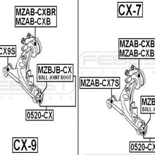 FEBEST MZAB-CXB Control Arm Bushing