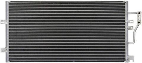 VioletLisa All Aluminum Air Condition Condenser 1 Row Compatible with 1998-2004 Seville 4.6L V8 Without Oil Cooler
