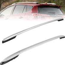 Tata.Meila Roof Rack Side Rails for Toyota RAV4 2013 2014 2015 2016 2017 2018 OEM Style Rooftop Luggage Carrier Silver