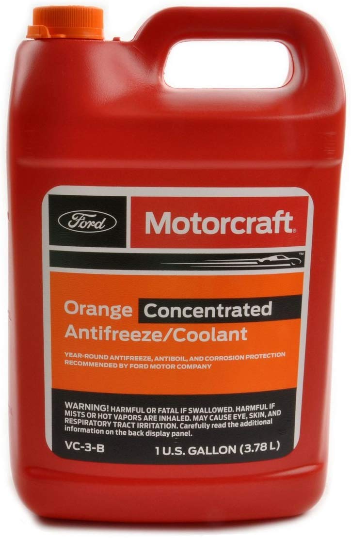 Genuine Ford Fluid VC-3-B Orange Concentrated Antifreeze/Coolant - 1 Gallon