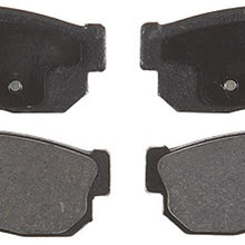 ACDelco 17D233 Professional Organic Front Disc Brake Pad Set