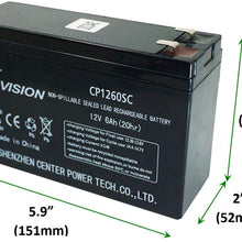 Vision HF12-165W-X Battery