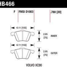 Hawk Performance HB477Y.610 LTS Brake Pad