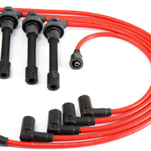 TUPARTS Pack of 5 Ignition Wire Sets Compatible with Honda Accord/Civic/Civic del Sol 1992-2002