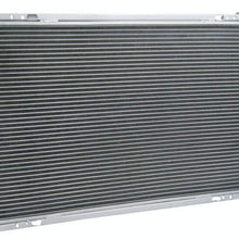 OzCoolingParts 3 Row Core Aluminum Radiator + 2 x 12" Fan w/Louver Shroud + Thermostat/Relay Wire Kit for 1982-1992 83 84 85 86 87 88 89 90 91 Chevy Camaro P20 P30/Pontiac Firebird/GMC P2500 P3500