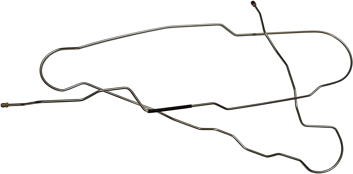 Front to Rear Brake Line Comnpatible With 1999-2005 Ford Truck/Excursion 1pc F250 F350 4wd ABS-Extended Longbed-Stainless(SMFG673960 WW-3-14)