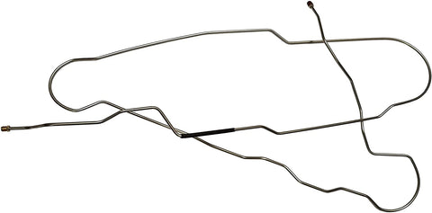 Front to Rear Brake Line Comnpatible With 1999-2005 Ford Truck/Excursion 1pc F250 F350 4wd ABS-Extended Longbed-Stainless(SMFG673960 WW-3-14)