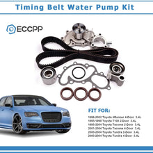 ECCPP Fits 95-04 Toyota Tacoma 4Runner T100 3.4L 3.4 DOHC 5VZFE Timing Belt Water Pump kit Tensioner