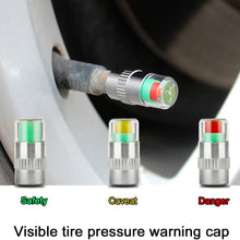 KKmoon 4PCS car auto tire Pressure Monitor tire gage Alert Sensor Indicator Valve caps
