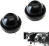 iJDMTOY (2) 95mm Rubber Housing Seal Caps Compatible With Headlight Install Xenon Headlight Kit, Aftermarket Headlamp or Retrofit