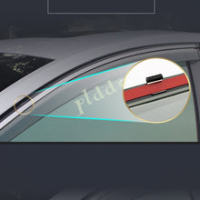 PLDDE 4pcs Smoke Tint With Chrome Trim Outside Mount Tape On/Clip On Style PVC Sun Rain Guard Window Visors Fit 14-20 Nissan X-Trail/Rogue