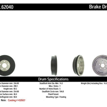 Centric (122.62040) Brake Drum