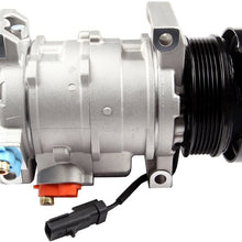 ECCPP A/C Compressor with Clutch fit for 2008-2010 for Dodge Grand Caravan Volkswagen Routan CO 11145C