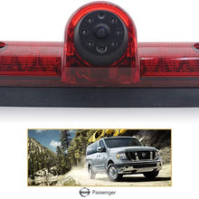 QINGTIAN Third Roof top Mount Brake lamp Camera 3rd Brake Light Replacement Rear View Backup Camera for Transporter NV Passenger Cargo Van (2009-2019)