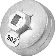 Oil Filter Wrench, Delaman 14 Flute Aluminum Cap Oil Filter Wrench Cartridge Car Socket Remover Tool, 67mm