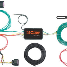 CURT 56342 Vehicle-Side Custom 4-Pin Trailer Wiring Harness, Select Nissan Quest