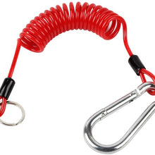 WOFTD 4 Foot Safety Rope, Retractable Cable, Anti-Lost Cable