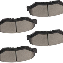 Aintier 4pcs Ceramic Brake Pads Sets fit for Acura ILX 03-17 for Honda Accord 12-15 17 18 for Honda Civic 02-06 12-16 for Honda CR-V 03-11 for Honda Element 13-14 for Honda Fit 03-08 for Honda Pilot