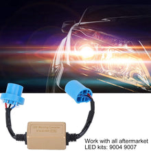 Suuonee LED Decoder, 2Pcs C16 9004/9007 LED Headlight Decoder Device Anti-Flicker No Error Resistor