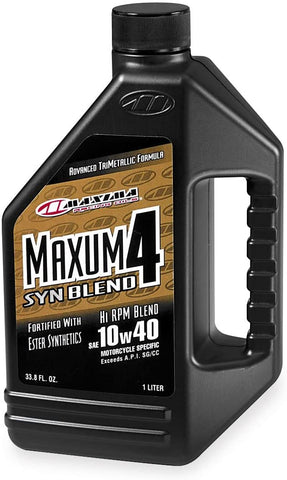 Maxima Maxum4 Synthetic Blend Oil - 10W40 - 1L. 34901B