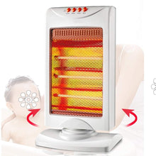 Zyyqt Fan Heater,Flat Fan Heater Electric Quartz Electrical Heater, Safety Tip Over Switch