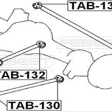 FEBEST TAB-134 Arm Bushing for Track Control Arm