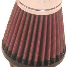 K&N Universal Clamp-On Air Filter: High Performance, Premium, Washable, Replacement Filter: Flange Diameter: 1.875 In, Filter Height: 3 In, Flange Length: 0.625 In, Shape: Round Tapered, RC-1090