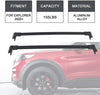 Snailfly Crossbars Fit for 2020 2021 Ford Explorer Black Roof Rack Rails Cross Bars