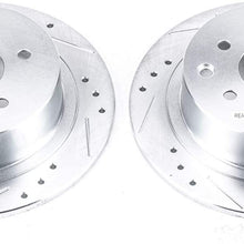 Power Stop JBR1102XPR Rear Evolution Drilled & Slotted Rotor Pair