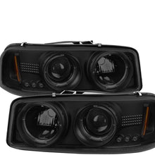 Spyder Auto 5078292 LED Halo Projector Headlights Black/Smoked