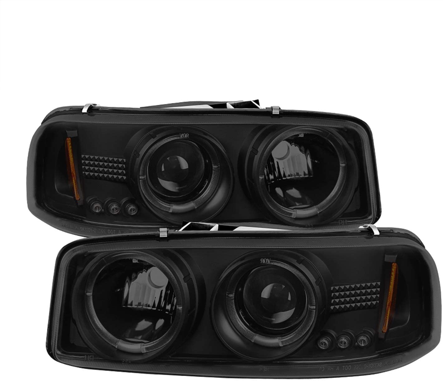 Spyder Auto 5078292 LED Halo Projector Headlights Black/Smoked