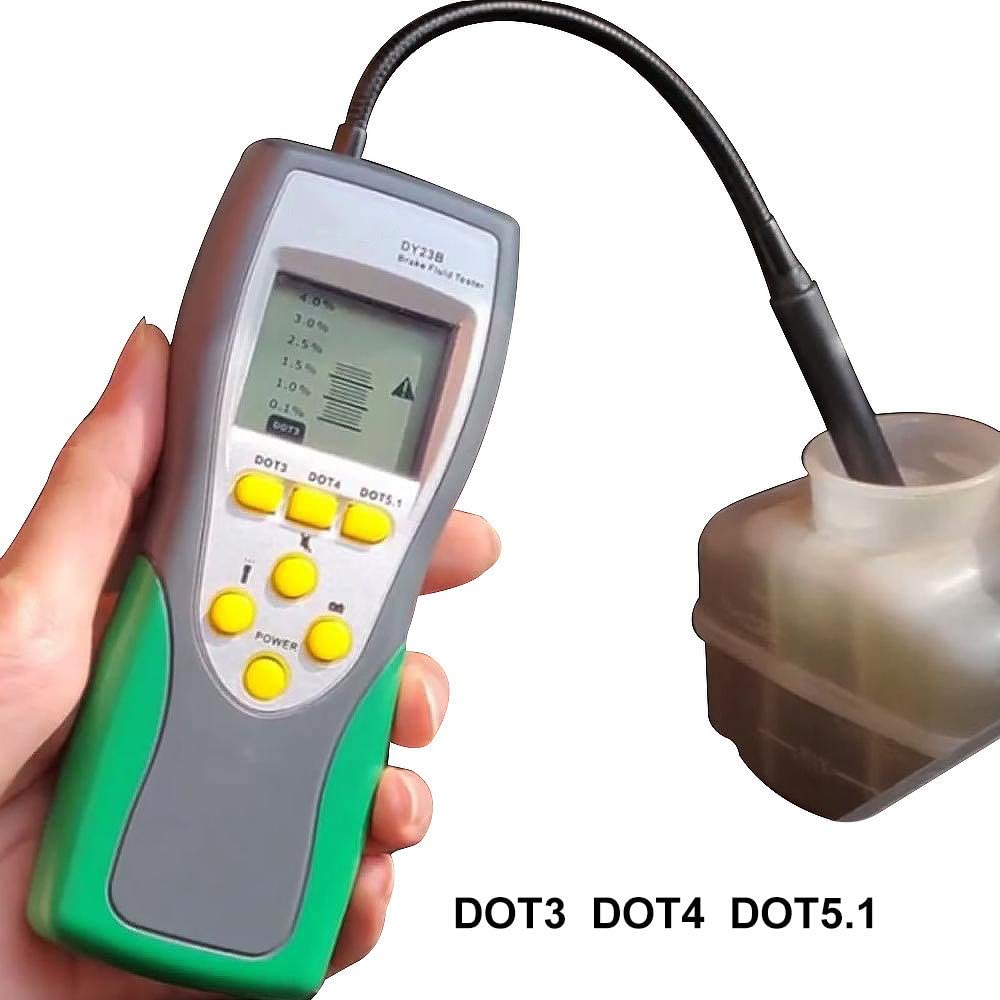 HZGrille Vehicle Automotive Brake Fluid Tester Digital Brake Fluid Check Car Brake Oil Quality LED Indicator Display